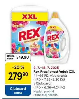 Tesco Rex Prací prostředek XXL nabídka