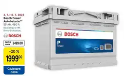 Tesco Bosch Power Autobaterie nabídka