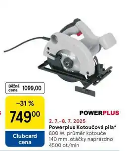Tesco Powerplus Kotoučová pila nabídka