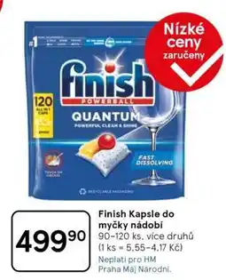 Tesco Finish Kapsle do myčky nádobí nabídka