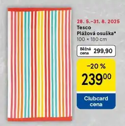 Tesco Tesco Plážová osuška nabídka