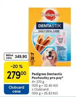 Tesco Pedigree DentaStix pochoutky pro psy nabídka