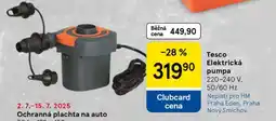 Tesco Tesco Elektrická pumpa nabídka