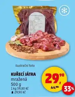 Penny Market KUŘECÍ JÁTRA mražená nabídka
