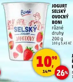 Penny Market Jogurt Selský Ovocný Boni nabídka