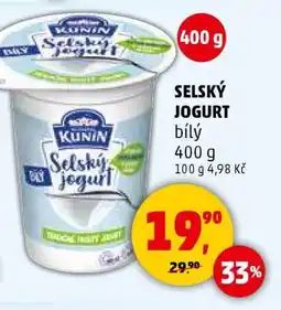 Penny Market Selský jogurt bílý nabídka