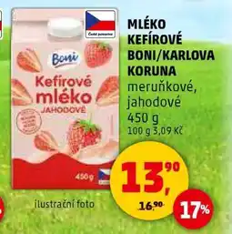 Penny Market MLÉKO KEFIROVÉ BONI/KARLOVA KORUNA nabídka