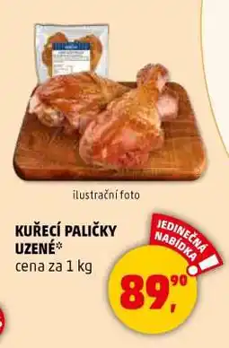 Penny Market KUŘECÍ PALIČKY UZENÉ nabídka