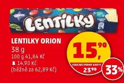 Penny Market LENTILKY ORION nabídka