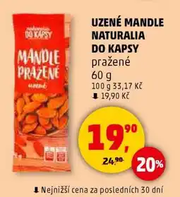 Penny Market UZENÉ MANDLE NATURALIA DO KAPSY nabídka