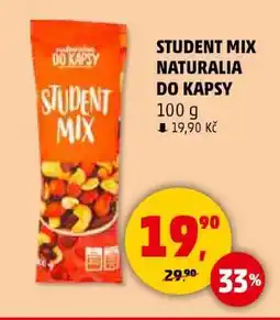 Penny Market STUDENT MIX NATURALIA DO KAPSY nabídka