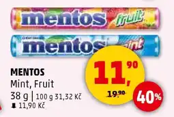 Penny Market MENTOS Mint, Fruit nabídka