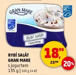 Penny Market RYBÍ SALÁT GRAN MARE s jogurtem nabídka