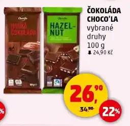 Penny Market ČOKOLÁDA CHOCO’LA nabídka