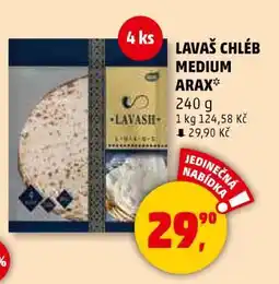Penny Market Lavaš chléb Medium Arax nabídka