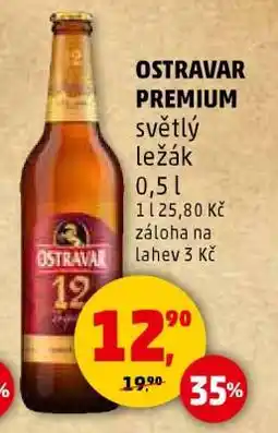 Penny Market OSTRAVAR PREMIUM světlý ležák nabídka