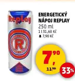 Penny Market ENERGETICKÝ NÁPOJ REPLAY nabídka
