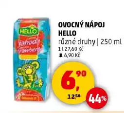 Penny Market OVOCNÝ NÁPOJ HELLO nabídka