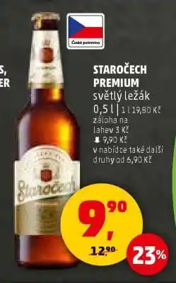 Penny Market STAROČECH PREMIUM světlý ležák nabídka