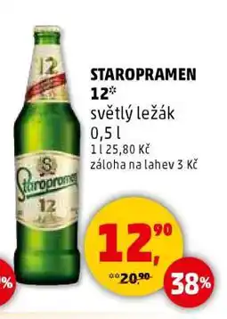 Penny Market STAROPRAMEN 12 světlý ležák 0,5 l nabídka