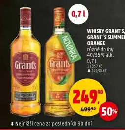 Penny Market WHISKY GRANT'S, GRANT´S SUMMER ORANGE nabídka