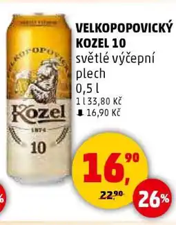 Penny Market Velkopopovický Kozel 10 nabídka