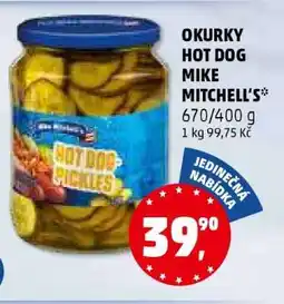 Penny Market OKURKY HOT DOG MIKE MITCHELL‘S nabídka