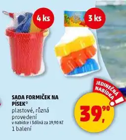 Penny Market Sada formiček na písek nabídka