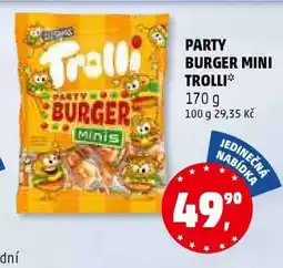Penny Market PARTY BURGER MINI TROLLI nabídka