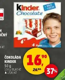 Penny Market ČOKOLÁDA KINDER nabídka