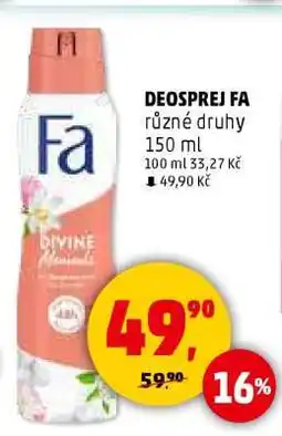 Penny Market DEOSPREJ FA nabídka