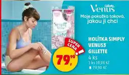 Penny Market HOLÍTKA SIMPLY VENUS3 GILLETTE nabídka