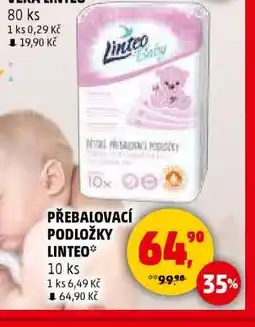 Penny Market PŘEBALOVACÍ PODLOŽKY LINTEO nabídka