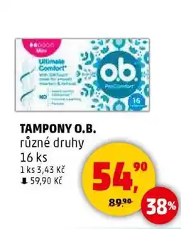 Penny Market TAMPONY O.B nabídka