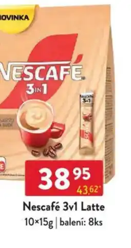 Qanto Nescafé 3v1 Latte nabídka