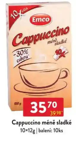 Qanto Cappuccino méně sladké nabídka