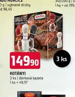 Terno Kotányi dárková kazeta nabídka