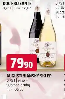 Terno Augustiánský sklep nabídka