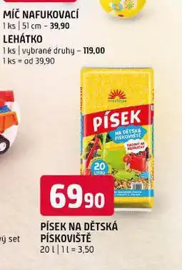 Terno Písek na dětská pískoviště nabídka