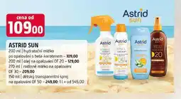 Terno Astrid sun mléko na opalování nabídka