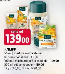 Terno Kneip sůl do koupele nabídka