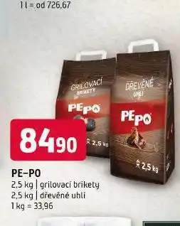 Terno Pe-po grilovací brikety nabídka