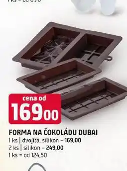 Terno Forma na čokoládu dubai silikonová nabídka
