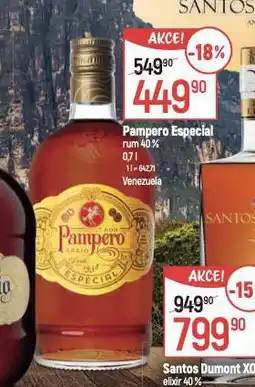Globus Pampero especial rum nabídka