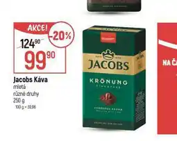 Globus Jacobs káva mletá nabídka