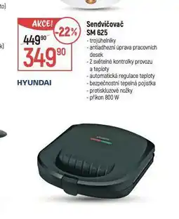 Globus Hyundai sendvičovač nabídka
