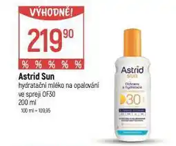 Globus Astrid sun mléko na opalování nabídka