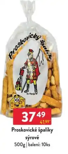 Qanto Proskovické špalíky sýrové nabídka