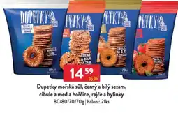 Qanto Dupetky mořská sůl, černý a bílý sezam, cibule a med a hořčice, rajče a bylinky nabídka