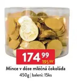 Qanto Mince v dóze mléčná čokoláda nabídka